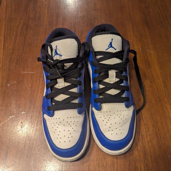 Nike Air Jordan 1 Low Blue White Game Royal US 6Y - Picture 4 of 10